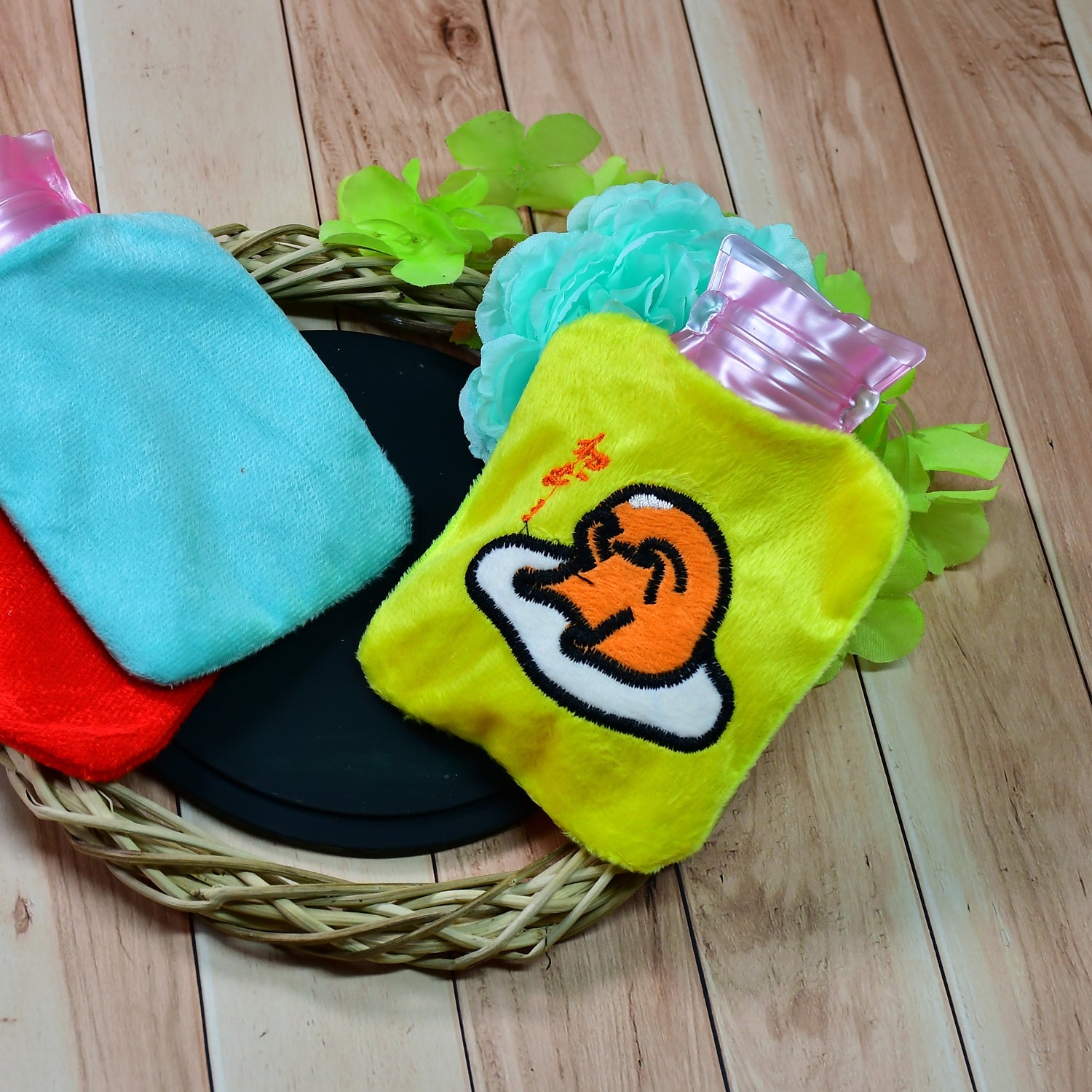6515 Yellow Duck Head Small Hot Water Bag with Cover for Pain Relief, Neck, Shoulder Pain and Hand, Feet Warmer, Menstrual Cramps. DeoDap 6515 Yellow Duck Head Small Hot Water Bag with Cover for Pain Relief, Neck, Shoulder Pain and Hand, Feet Warmer, Menstrual Cramps. DeoDap